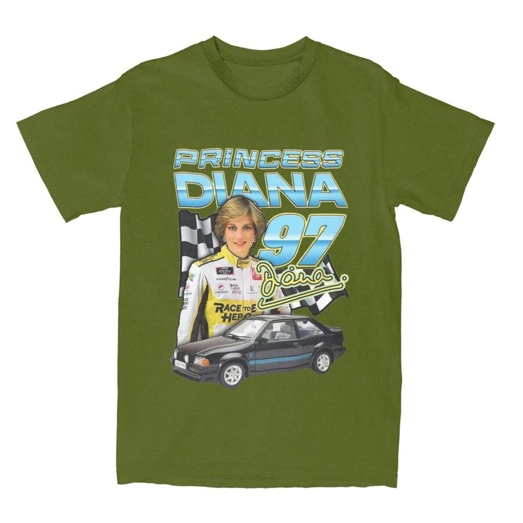 Vintage Princess Diana 97 T-Shirt for Men Crew Neck 100% Cotton T Shirt Short Sleeve Tees Gift Idea Clothing