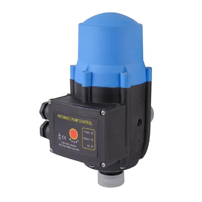 Automatic Pump Controller with Pressure Gauge Adjustable Pressure Full Auto On-Off Stable Performance for Water Pump System