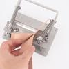1set Precision Leather Peeling Machine, Professional Manual Stainless Steel Leather Skiver & Splitter, DIY Leather Skiving Too