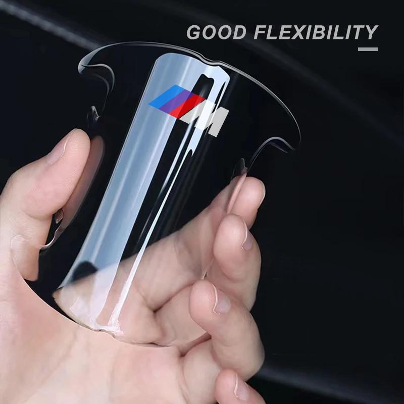  KYSIY1 Car Sticker Car door anti-collision strip door handle protection strip For BMW M Mini E34 E36 E60 E90 E46 E39 E70 F10 F20 F30 X5