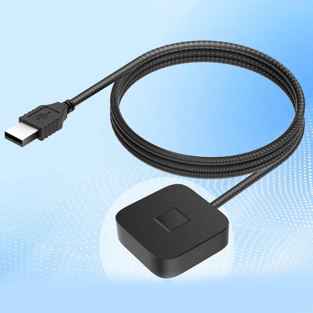 Fingerprint Scanner with 5ft Cable For Windows Hello Fingerprint Reader Portable USB Fingerprint Logger for Windows 10/11