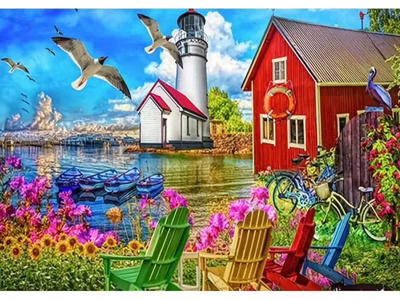 30x40cm DIY Full Drill Landscape Diamond Painting