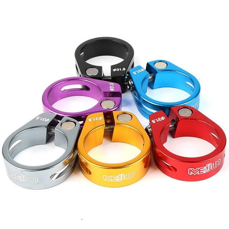 34.9mm Aluminum Alloy Bike Seat Post Clip for Mountain /& Road Bikes Cycling Seat Post Lock Bicycle Seat Post Clamp