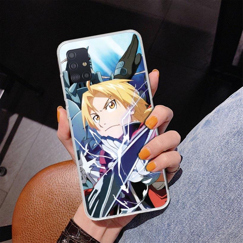 Fullmetal Alchemist Anime Phone Case For Samsung Galaxy A52 A32 A22 A12 A51 A31 A50S A30S A20S A10S Note 20 Ultra 10 Plus S10 A7