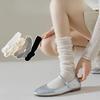 Ballet-style Socks, Women's Thigh-high Socks, Autumn and Winter Thin Lace Pile Socks, Long Socks, School Style