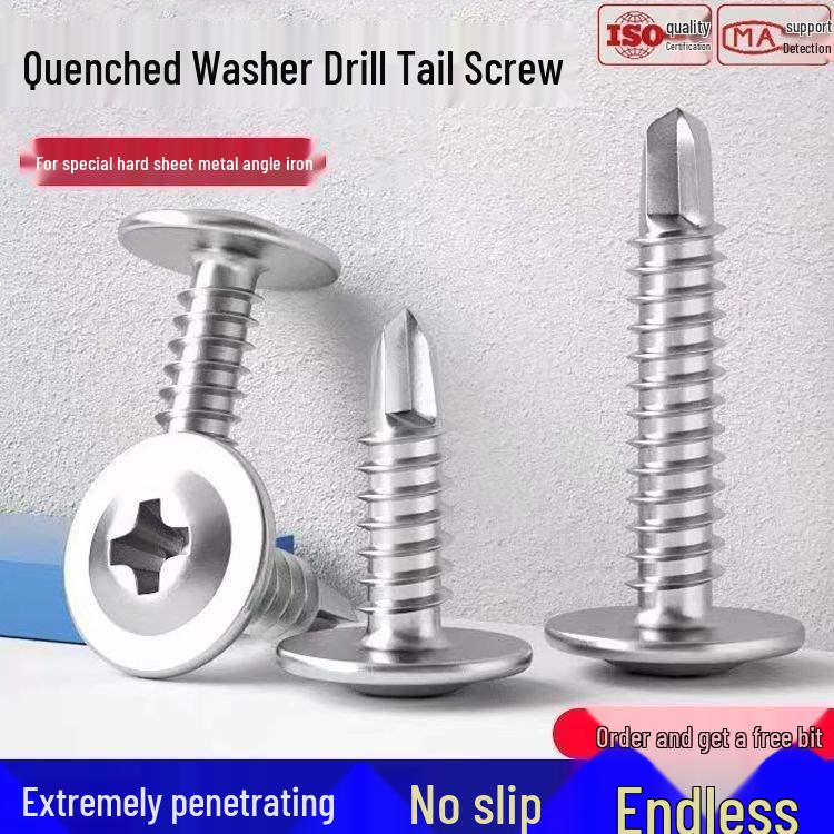 Phillips Head Self-Tapping Drill Tail Metal Screw for Color Steel Tile