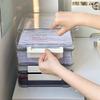 Paper Organizer Stackable Storage Box Transparent Desktop Storage Document Certificate Important Storage Box