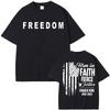Justice for Charlie Kirk Freedom Tee Shirt Men's Clothing Vintage Gothic Short Sleeve T Shirt Unisex Summer Tops O-Neck T-shirt