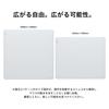AIM1 Murakumo Glass Gaming Mouse Pad, Control Type, 500x500mm, White
