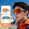 Neue Outdoor-Radfahrer-Polarisationssonnenbrille Herren Fahrpassform Über Brillen Sport Klettern Damen Fahrrad Outdoor Winddichte TR-Schutzbrille
