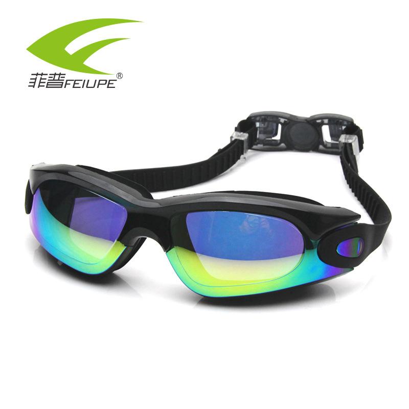 

Casual fashion swim goggles Colorful swimming goggles for men and women Anti-fog swimming goggles Large-frame swimming goggles Best-selling swimming чёрный