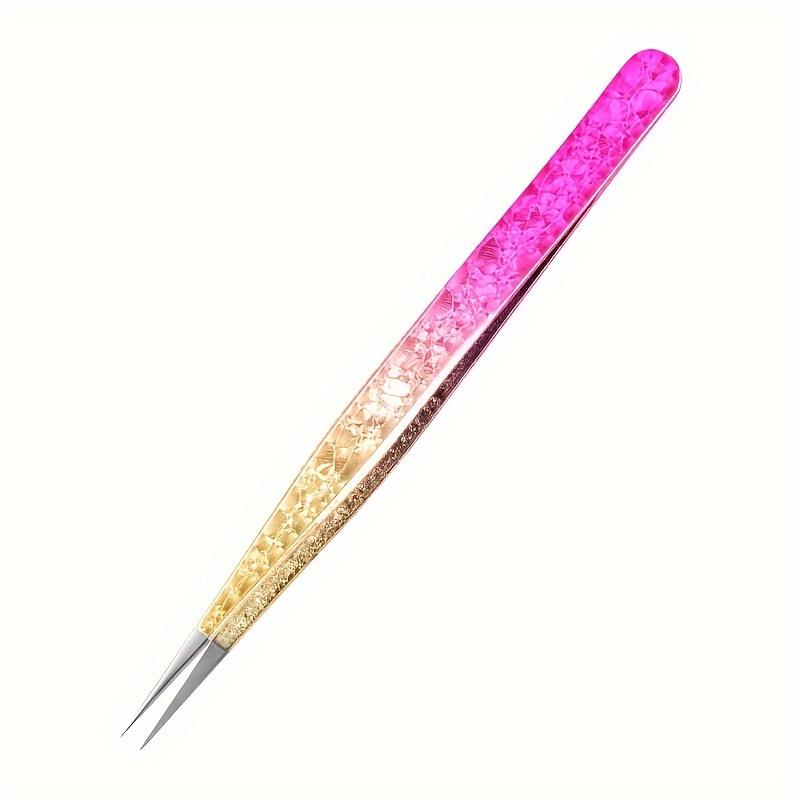 Eyelash Extension Tweezers Makeup Stainless Steel Eyelash 3D Accurate Clip Makeup Tools Nail Art Accessories