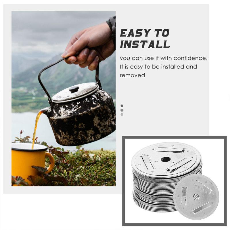 3 Stück Wasserkocher Edelstahl Elektrisch Heizend Pfeife Deckel Zubehör Ton Pfeifend Tee Summer Teekanne Teile Fräulein