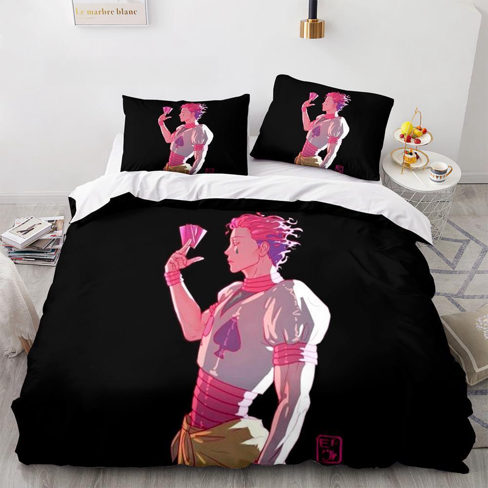 Hunter × Hunter Bedding Set Single Twin Full Queen King Size Bed Set Adult Kid Bedroom Duvet cover Sets 3D Print Anime Bed Sheet