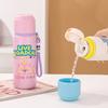 New Cute Graffiti Thermos Cup High Value Girls Large Capacity Children's Kettle Will Carry Rope Tea Water Cup