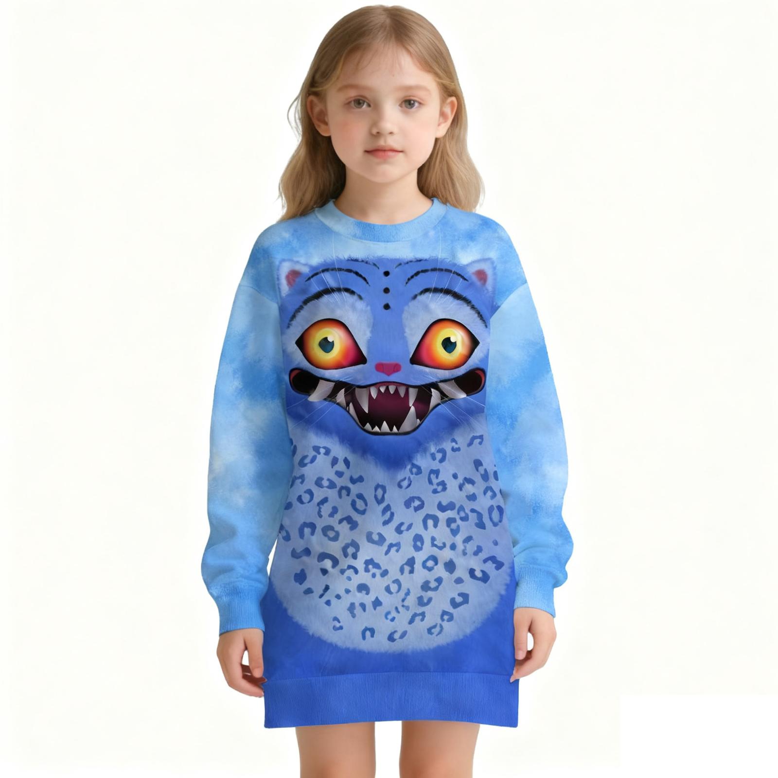 

Худи для девочек и мальчиков, повседневные школьные толстовки для улицы для детей 2-12 лет 140 синий