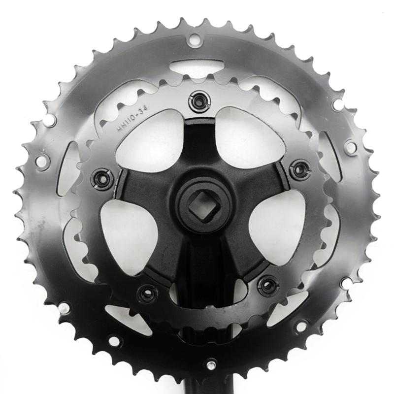 Road Bicycles Crankset 50/34T Chainwheel Folding Bikes Chainring 8/9 Speed Double Plate Crank 170mm