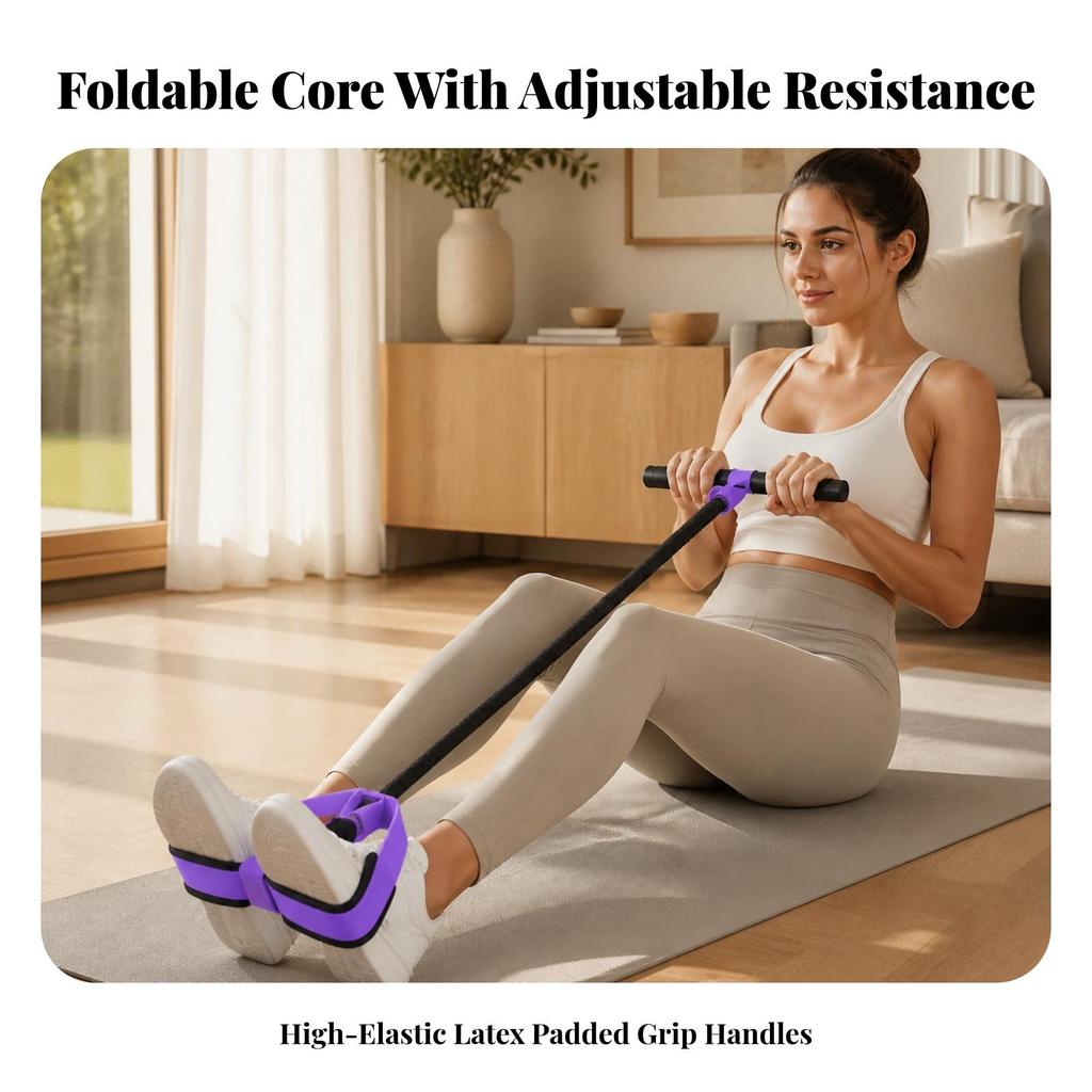 Pedal Resistance Band Multifunction Pull Rope Elastic Exercise with