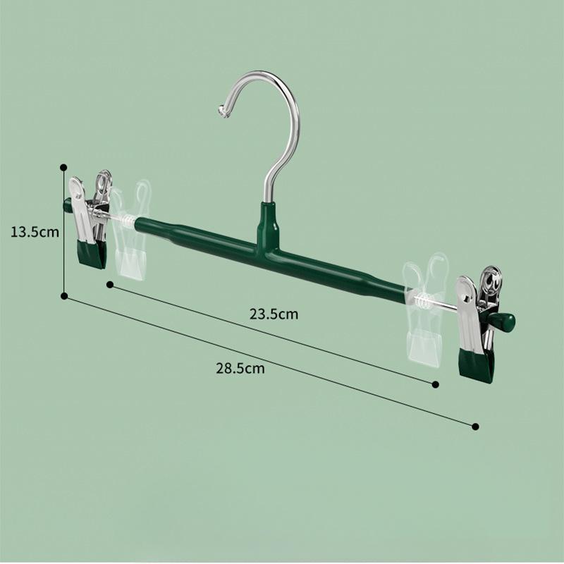 Thickened Anti-slip Trouser Rack Anti-slip and Traceless Trouser Clips Multi-functional Extendable Skirt Clip Rack with Clips
