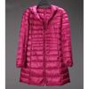 Plus Long Down Jacket Women Winter Ultra Light Down Jacket Women with Hooded Down Coat Female Big Size Coats