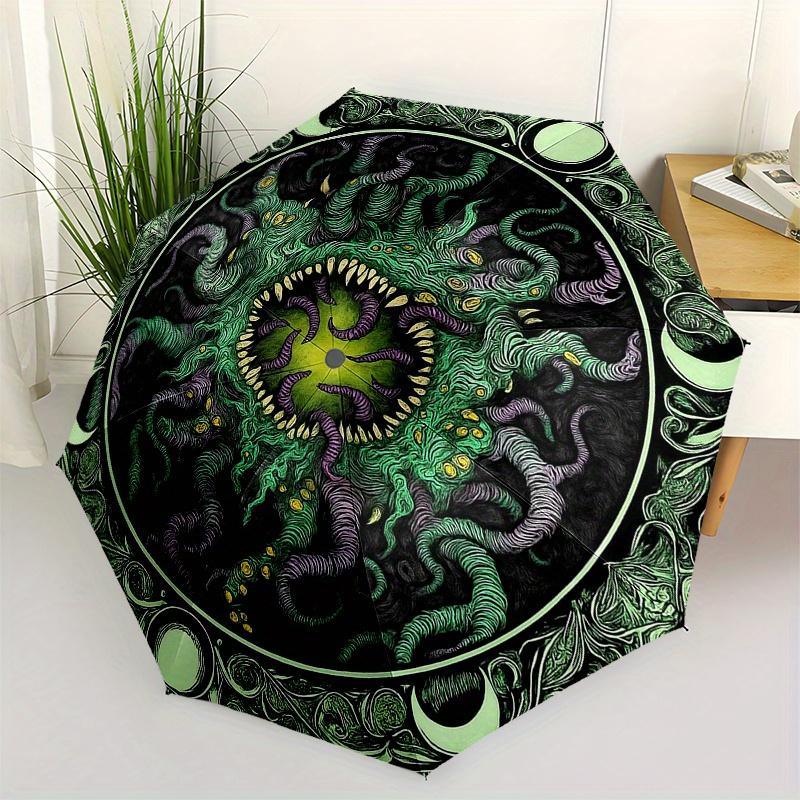 Enchanted Mandala: A Mystical Artwork for Your SpaceUmbrella, Portable 3-Fold Umbrella for Men & Women,Christmas Gift ES322