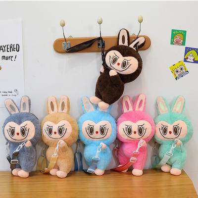Cartoon Party Rag Doll Bag Soft Girl Daily Versatile Messenger Bag Plush Rabbit Doll Bag