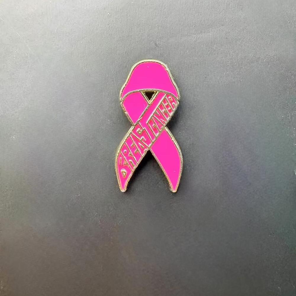 Breast Cancer Ribbon Brooch Breast Cancer Pin Breast Cancer Awareness Pin Pink Ribbon Badge For Support Fashion Accessories