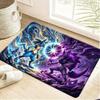 Pokemon Ash & Pikachu Thunderbolt Print Non-Slip Floor Mat Doormat
