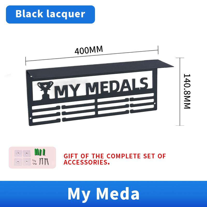 Factory Direct Custom Large Wall Hanger Metal Medal Display Rack for Bulk Medals & Awards Storage