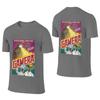 Mst3k Gamera Active Couple Style Reversible Tshirt Sports Street Korean Atmosphere Unisexs Tshirts