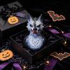 Dark Style Resin Desktop Decor 3D Printed Wolf Duck Collectible Figurine, Halloween Striking Wildlife Desk Decor, Curiosity Lovers Items Statue