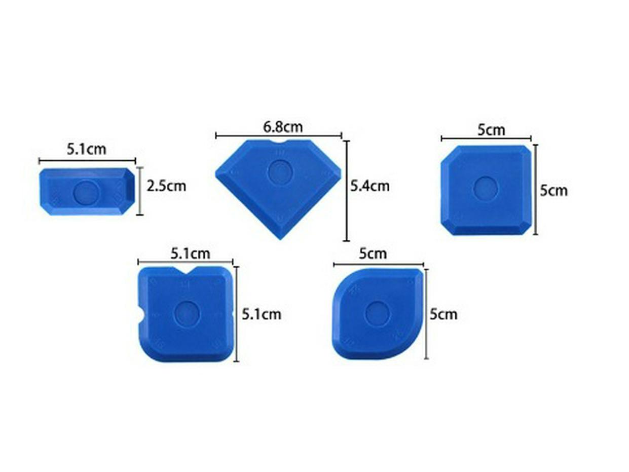 Multi-Functional Silicone Scraper: Edge Sealer, Glue Scraper & Grout Filler Tool