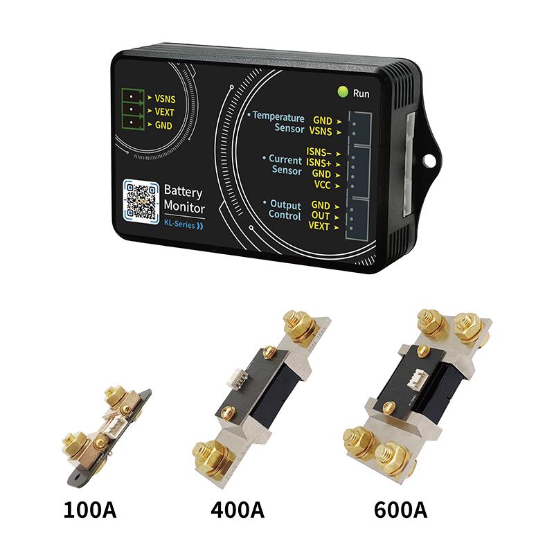 Batteriemonitor Bluetooth KL-F DC 0-120V 0-600A Batterietester Spannungsstrom VA-Messgerät Batterieladungszähler Kapazitätsanzeige