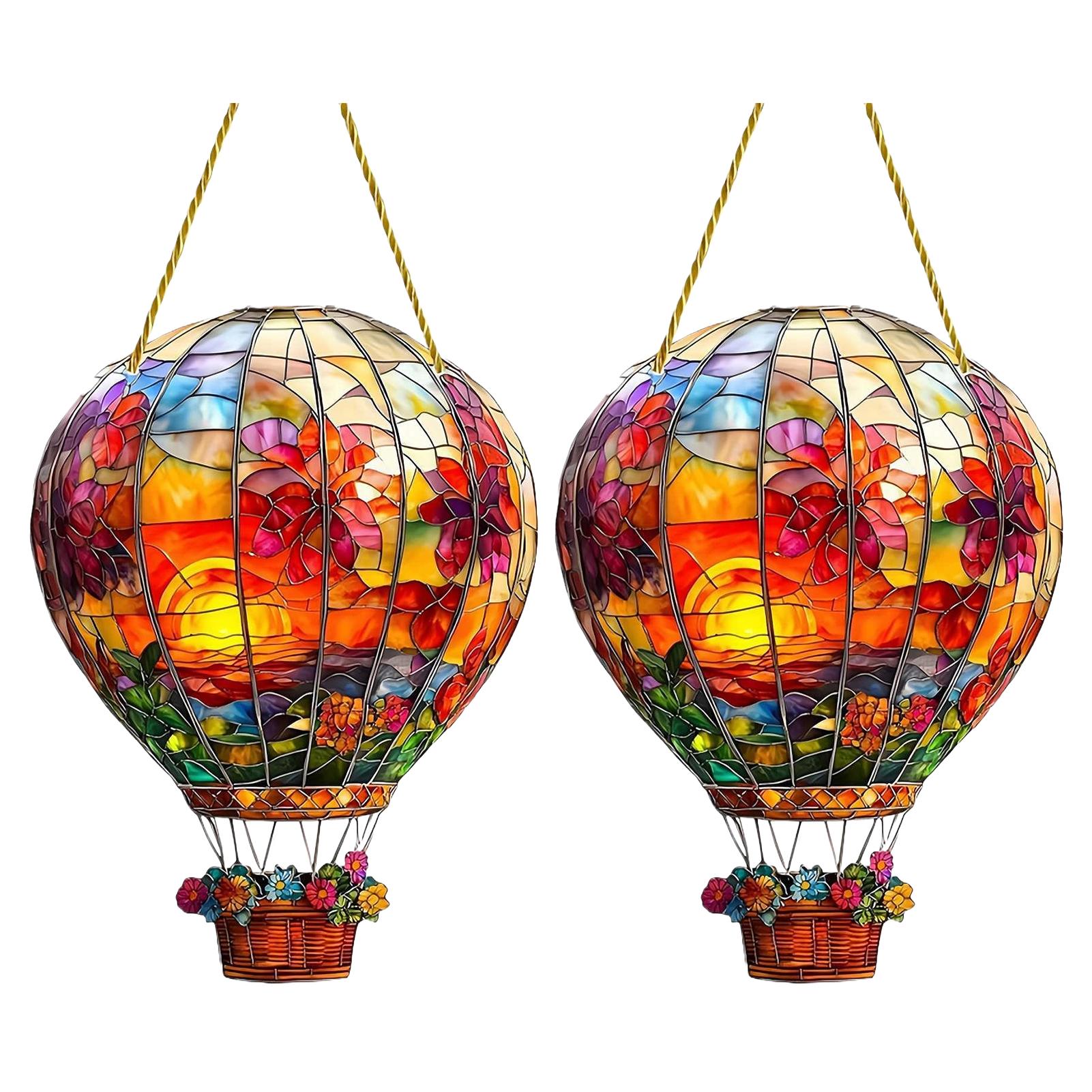 

2x Акриловое плоское украшение с веревкой добавляет изысканности любому пространству Плоское домашнее подвесное украшение