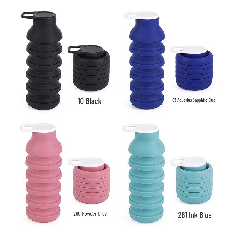 Collapsible Silicone Sports Kettle: Portable, Large-Capacity Water Bottle for Travel and Cycling