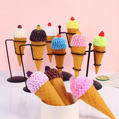 Waffelhörnchen-Modell - Dekorationsobjekt für gefälschtes Eisgeschäft, DIY-Handspielzeug.