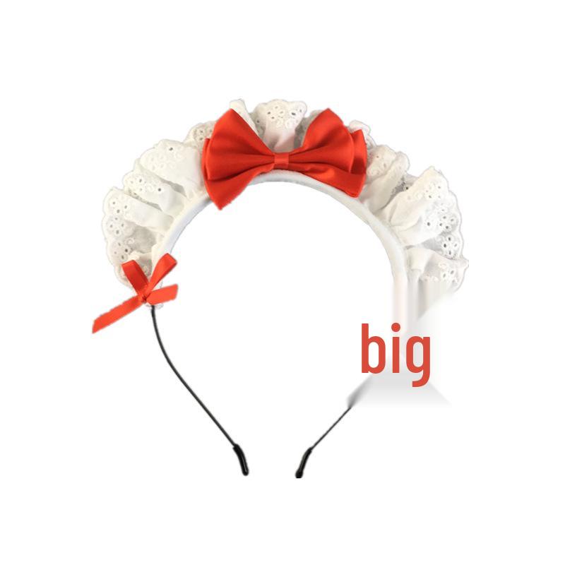 Japanese Cute Lace Bow Maid Headband & Christmas Hair Clip