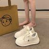 Spring Autumn Chunky Women Casual Shoes Fashion All-match Student White Sneakers High Quality Comforts Increased Vulcanize Shoes