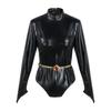 Teen Titans Raven Cosplay Costume With Cap Deluxe Jumpsuit Cloak Belt Suit Halloween Uniform For Women Girls