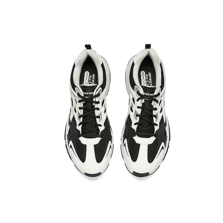 Skechers Stamina V2 Mecha Shoes Men Sneakers Black White 237234-BKW