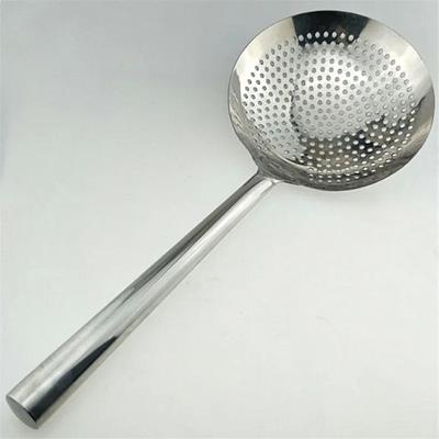 Long Handle Colander Spoon Cooker Fried Kitchen Large Big Mesh Strainer Cookware Oil Strainer Flour Sifter Colander Cooking Wok