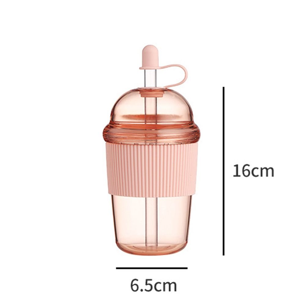Reusable Straw Cup 430ML Coffee Cup Lightweight Juice Mug