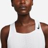 Nike Logo Print Quick-Dry Tank Top Women Tops White DM7552-100
