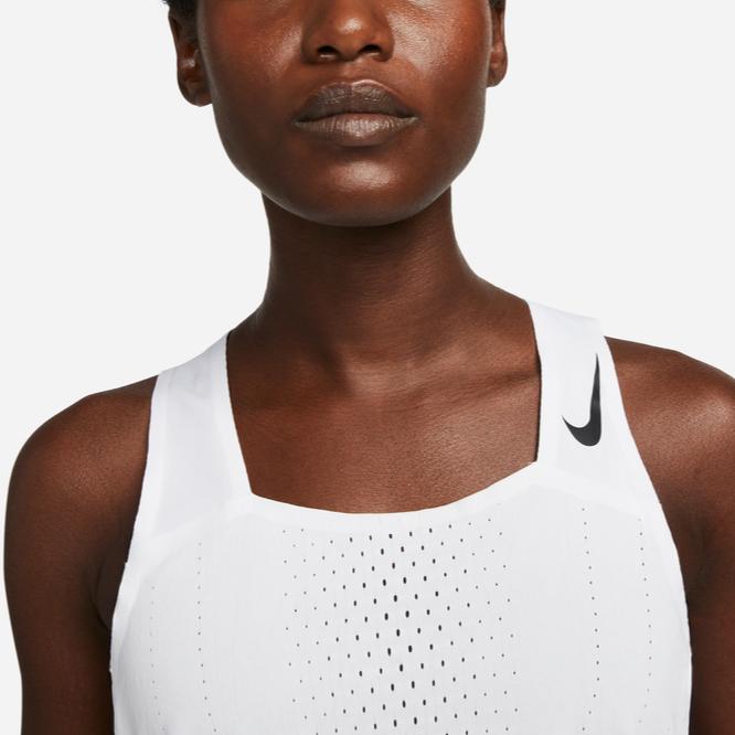 Nike Logo Print Quick-Dry Tank Top Women tops White DM7552-100