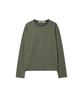 Eieioei Layered Stripe Long Sleeve Khaki
