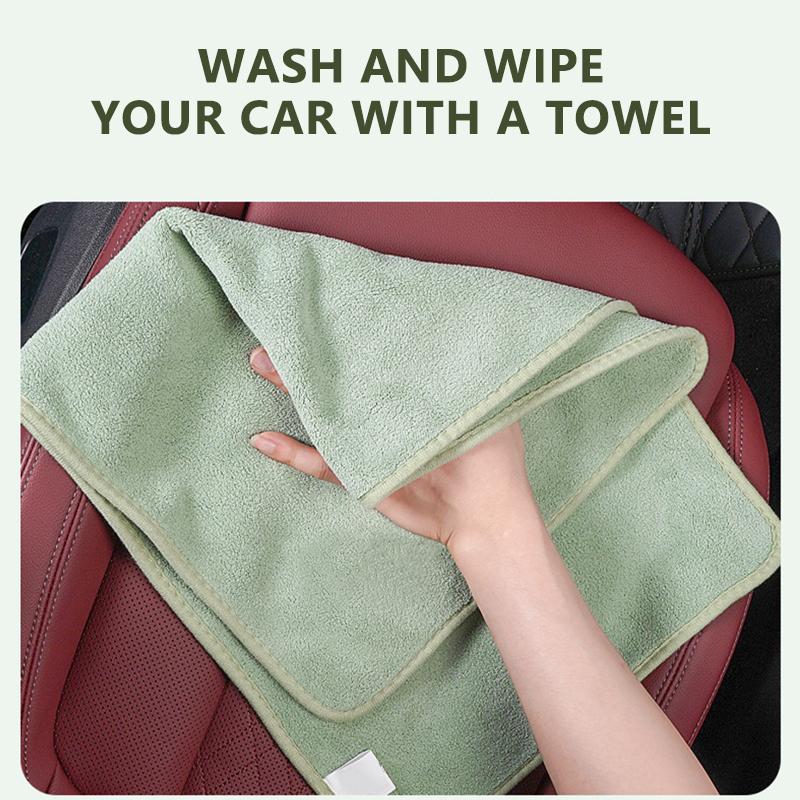 SEAMETAL Microfiber Towel Car Wash Cloth Auto Cleaning Door Window Care Thick Strong Water Absorption For Car Home Automobile Accessories