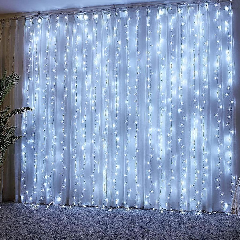 36 stop dlouhá 360stupňová LED žárovková světelná řetězová světla Měděný LED pixelový řetěz pro domácí výzdobu Diwali, Vánoc (Balení 1 bílé)