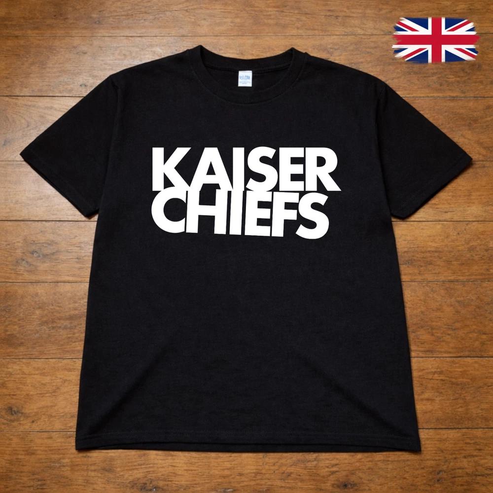 Kaiser Chiefs Bold Logo Black TShirt Adults Kids 2XL