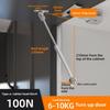 1 יחידה 80N/100N/120N צירים לרהיטים תמיכה לפתיחה וסגירה רכה (Soft Close) 1 יחידה הידראולית להרמת דלתות רהיטים שקטה לארון מטבח