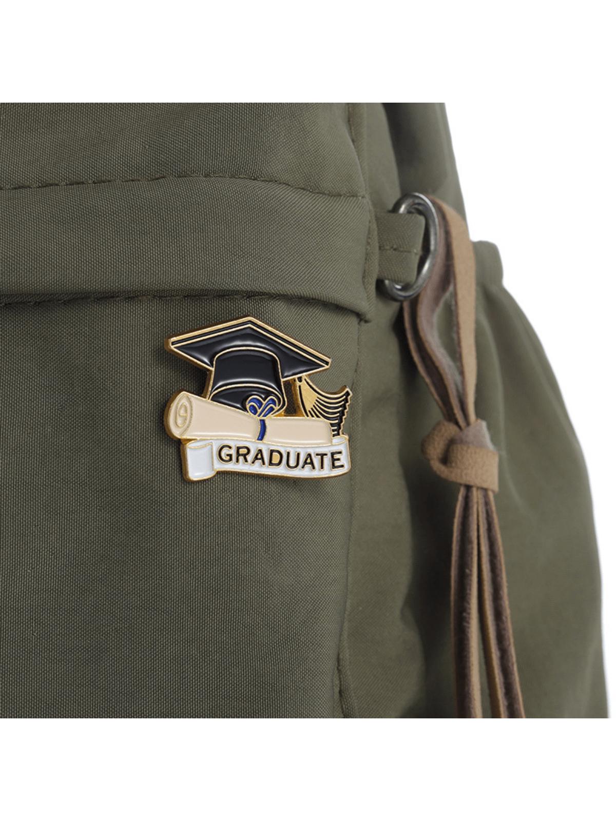 

1 piece of women s creative graduation season bachelor s hat design,metal badge,daily matching clothes,bags,accessories,brooches